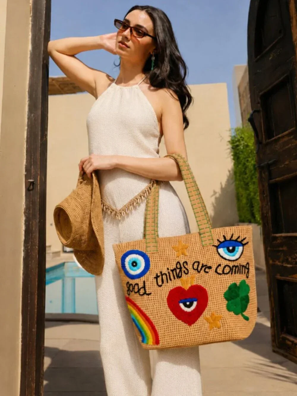 America & Beyond Good Things are Coming Positivity Tote